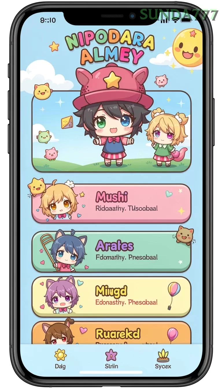 Cuplikan layar NEKO4D — pengaturan akun