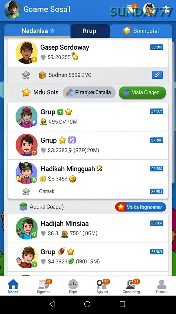Cuplikan layar PC789 — halaman utama